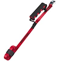 Master Lock 3123EURDAT Cinchas de Transporte con Asa- Rojo- 2.50 m x 25 mm